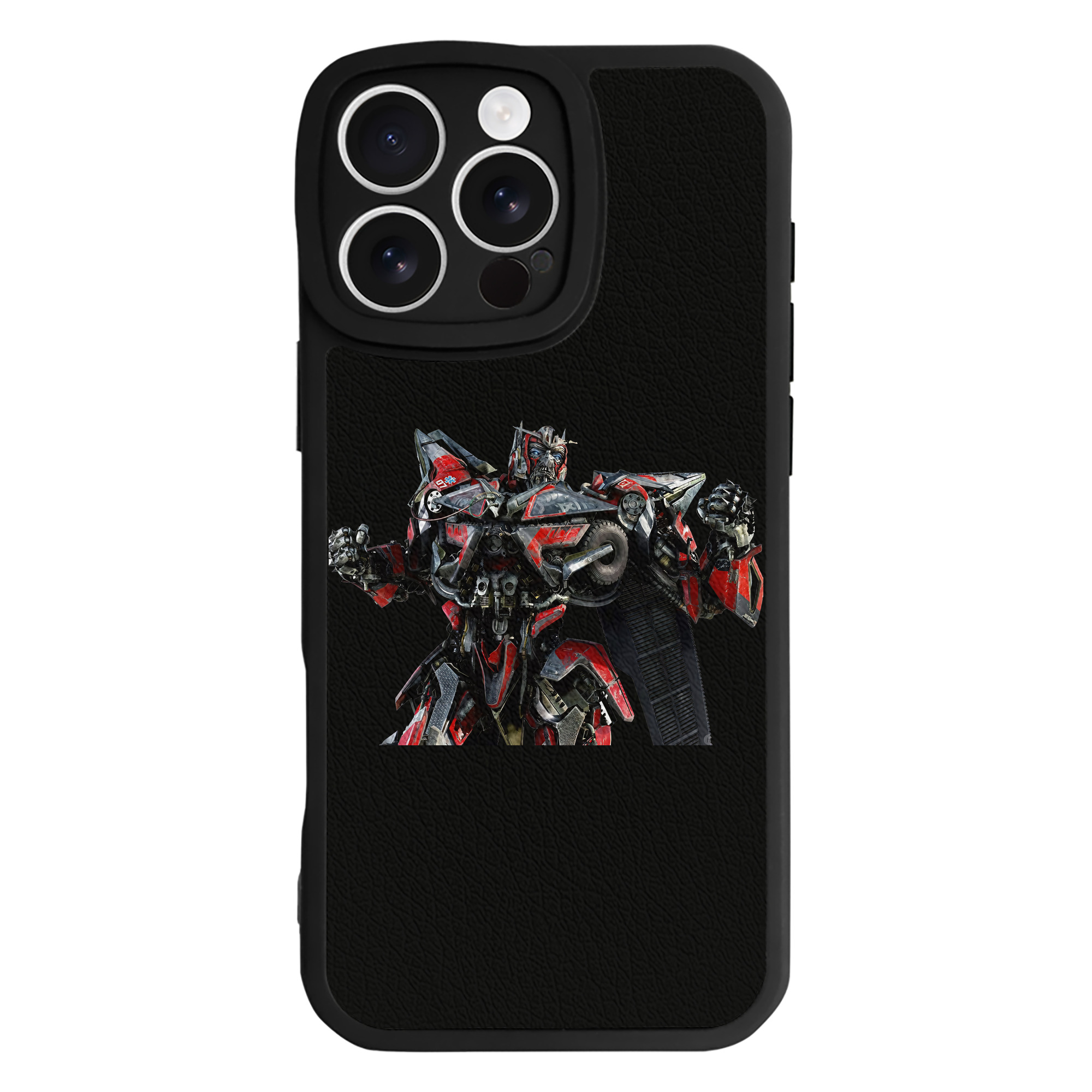 （画像用） Transformers トランスフォーマー 【iPhone 16シリーズ対応】シリコンスマホケース（レザー調） 材質：シリコン